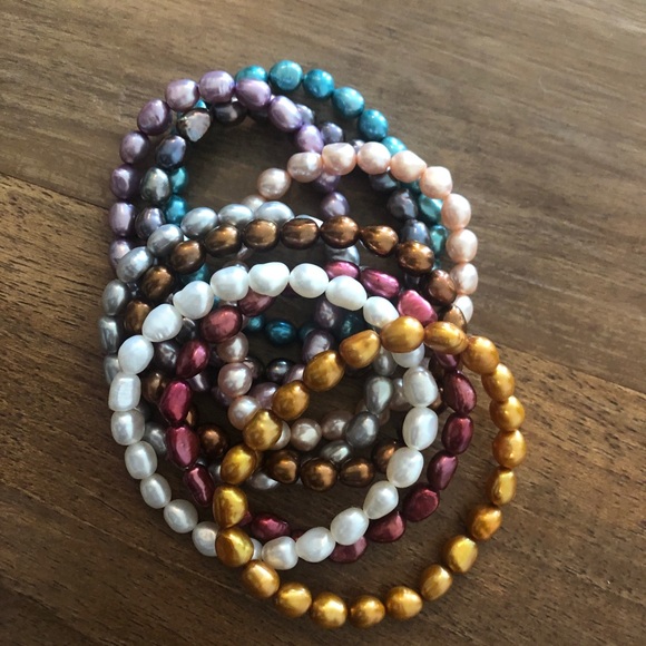 Ti Sento Milano colored pearl bracelet set (9) - Picture 3 of 6